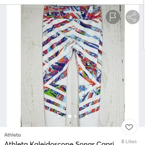 Athleta Pants - Athleta Kaleidescope Sonar Kapri Athleta Pants - Athleta Kaleidescope Sonar Kapri